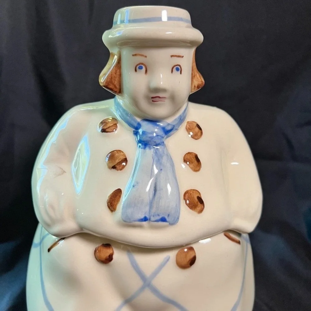 Vintage DeLee Art Dutch Boy‎ Cookie Jar USA Hand-Painted Ceramic 1940s–1950s